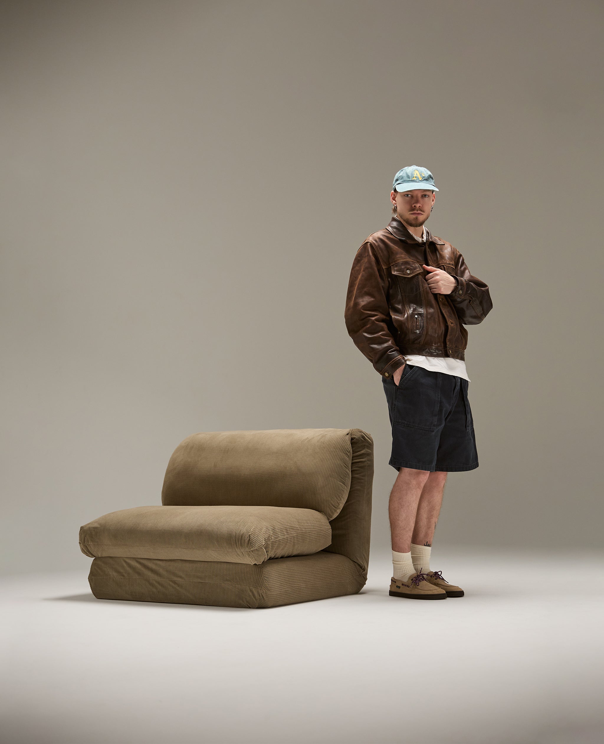 ZERO BOAT SUEDE SAND