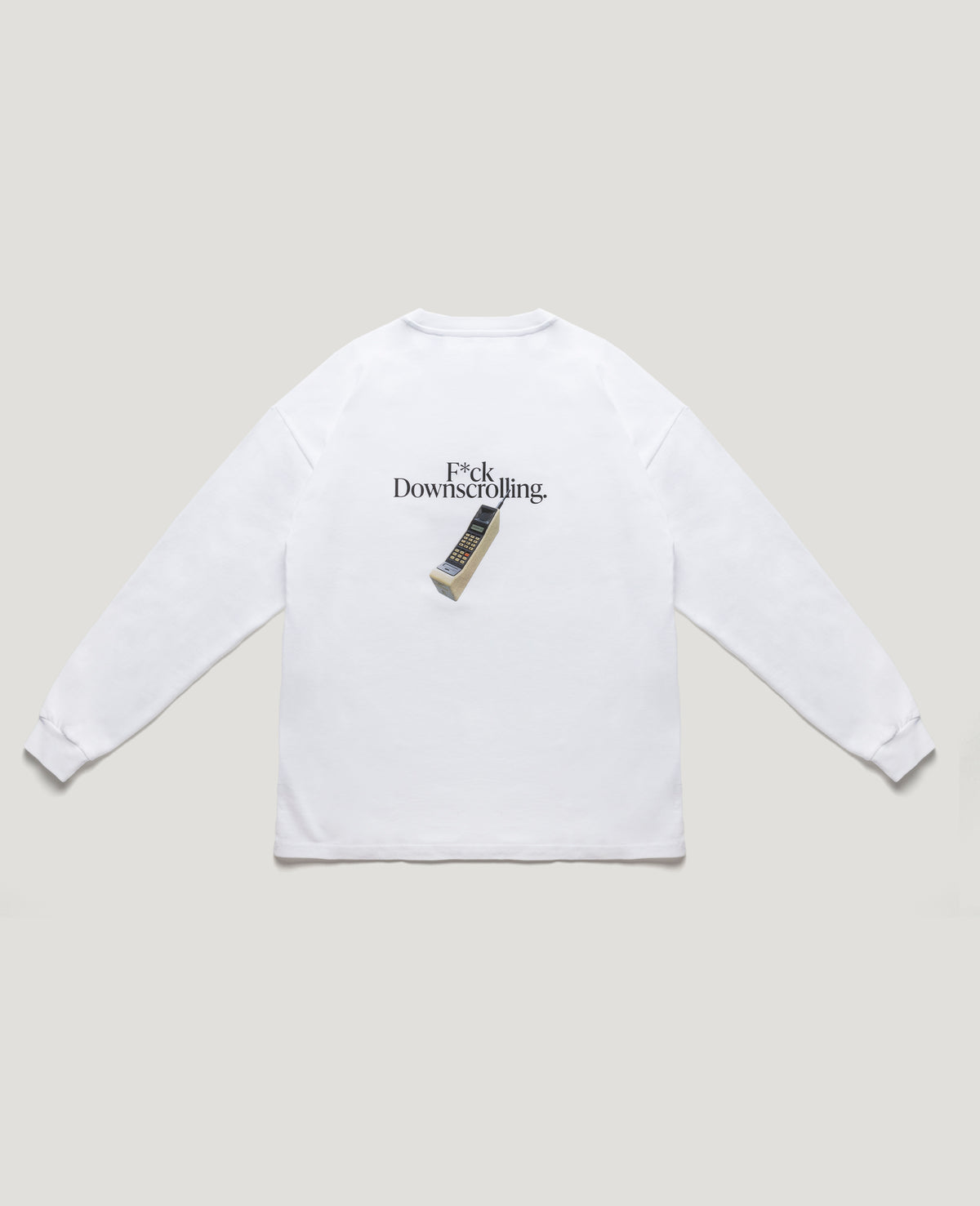 LONG-SLEEVE FUCK DOWNSCROLLING