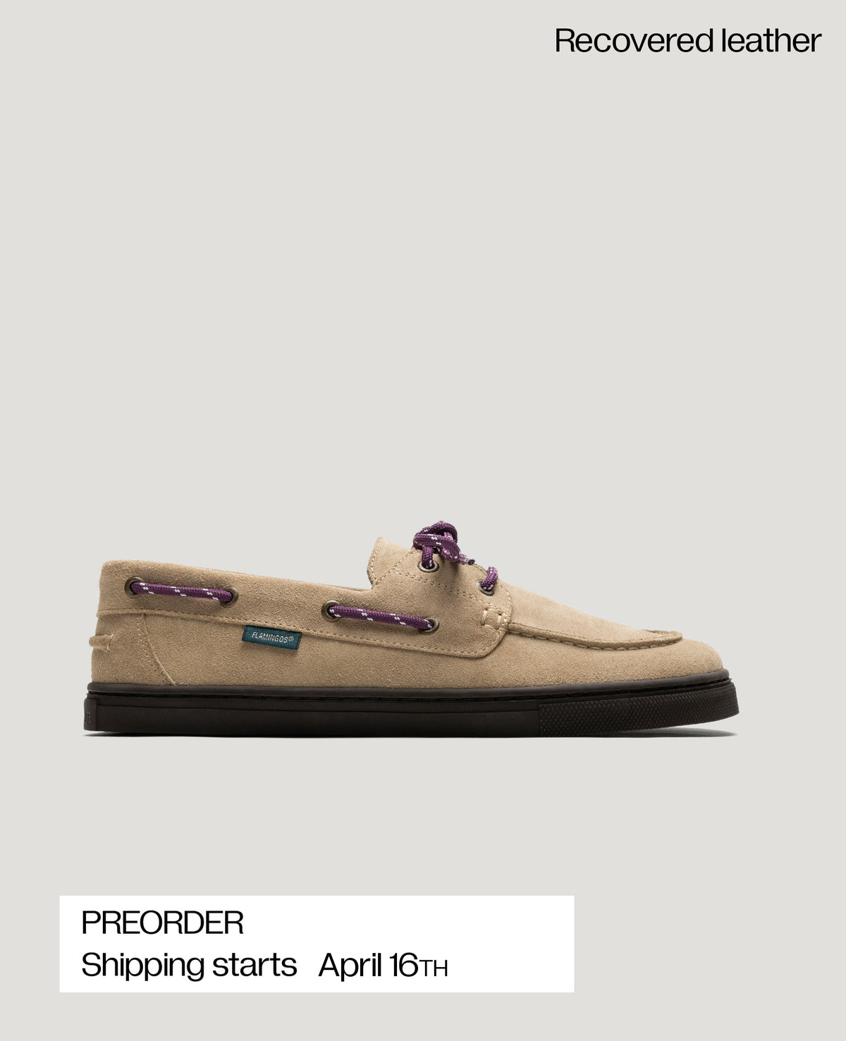 ZERO BOAT SUEDE SAND