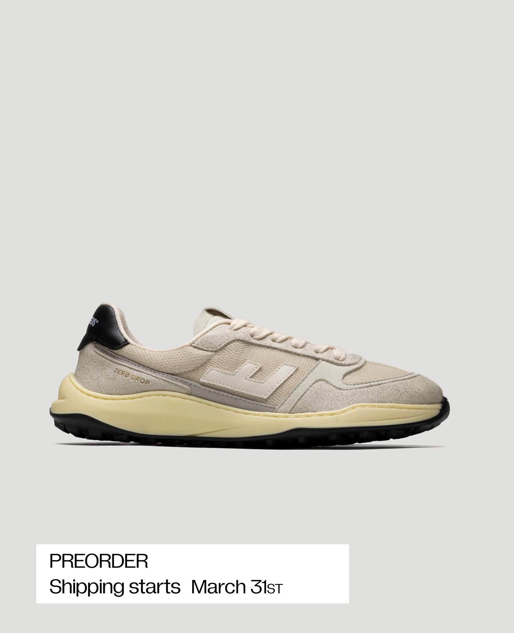 ZERO DROP IVORY BLACK